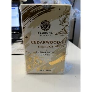 Skin God Cedarwood Essential Oil, Therapeutic Grade, 4oz. Calming Effect SEALED
